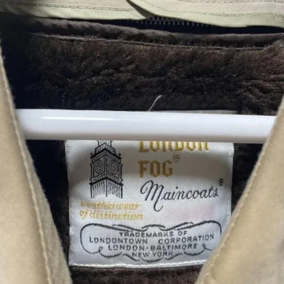 London Fog Maincoats 80s Vintage Trench Coat